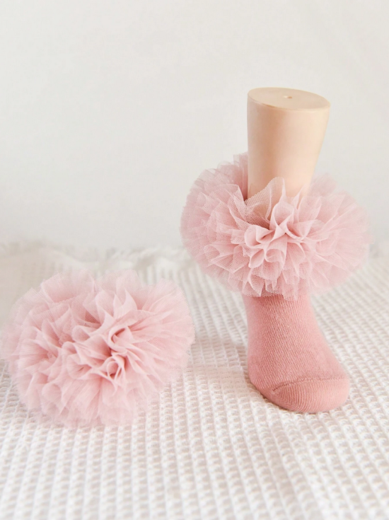 baletininkų kojinės, kojinės su tiuliu, pastelinės kojinės, elegantiškos vaikiškos kojinės, kojinės ypatingoms progoms, medvilninės kojinės, elastano kojinės, dovanos mergaitėms, išskirtinės kojinės, kojinės su tiuliu mergaitėms