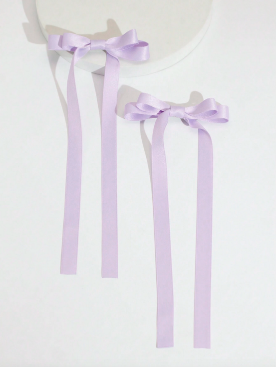 plaukų segtukai mergaitėms, levandų segtukai, kaspinėlių segtukai, aksesuarai vaikams, plaukų aksesuarai, elegantiški segtukai