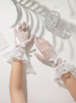 pirštinaitės mergaitėms, šventinės pirštinaitės, mergaičių aksesuarai, elegantiškos pirštinaitės, baltos pirštinaitės, šventės aksesuarai, vestuvių pirštinaitės, pokylių pirštinaitės
