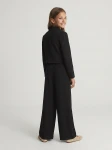 Emi juoda mergaitiškas komplektas, ZOYA Fashion šventinė vaikų mada, dviejų dalių apranga paauglei