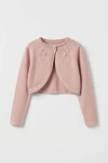 mergaitiškas bolero Ada rožinės spalvos, Komunijos šventinis bolero, ZOYA Fashion